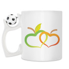 Кружка с футбольным мячиком