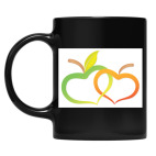 Кружка цветная UV-DTF