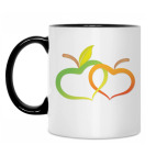 Кружка двухцветная