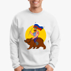 Русский на медведе