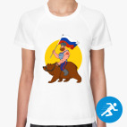 Женская спортивная футболка