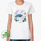 Женская футболка органик