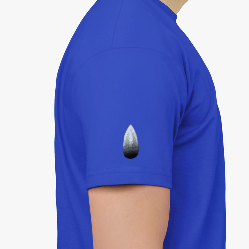 Футболка с принтом Техно капля