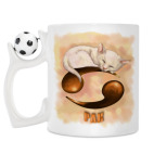 Кружка с футбольным мячиком