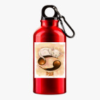 Металлическая бутылка 400 мл UV-DTF