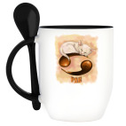 Кружка с ложкой