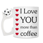 Кружка с футбольным мячиком