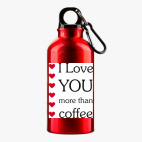 Металлическая бутылка 400 мл UV-DTF