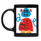 Кружка цветная UV-DTF