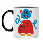 Кружка двухцветная