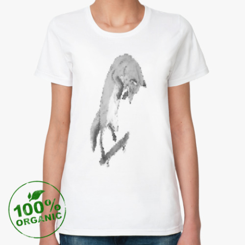 Женская футболка из органик-хлопка Лиса