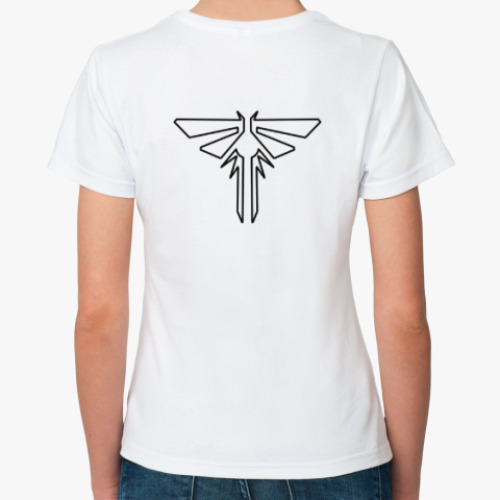 Классическая футболка с принтом The Last Of Us Fireflies Цикады