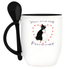 Кружка с ложкой