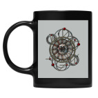 Кружка цветная UV-DTF