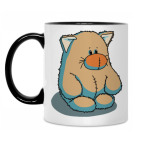 Кружка двухцветная