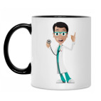 Кружка двухцветная