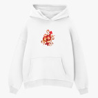 Толстовка худи оверсайз