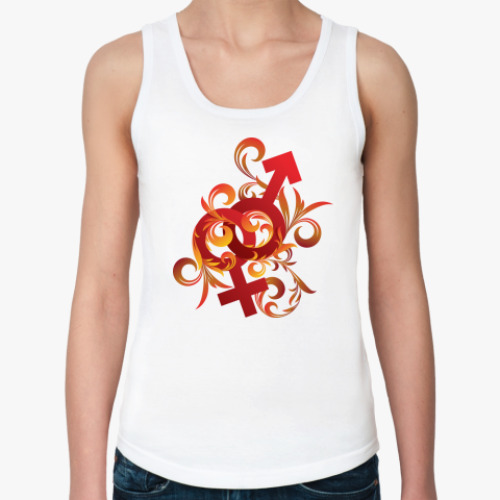 Женская майка с принтом Вместе навсегда