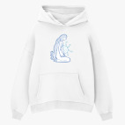 Толстовка худи оверсайз