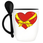 Кружка с ложкой