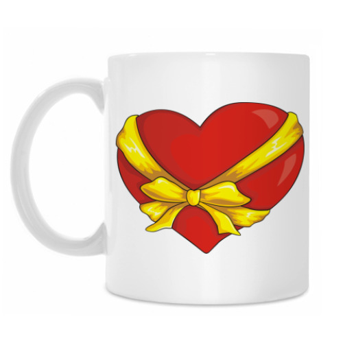 Кружка с принтом Сердце