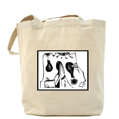 Сумка шоппер с принтом ПодСознание