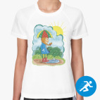 Женская спортивная футболка