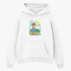 Толстовка худи оверсайз