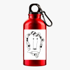 Металлическая бутылка 400 мл UV-DTF