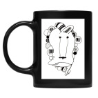 Кружка цветная UV-DTF