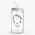 Банка с бамбуковой крышкой