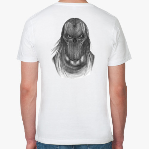 Футболка из органик-хлопка с принтом Всадник Апокалипсиса