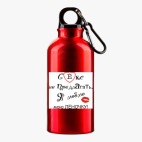 Металлическая бутылка 400 мл UV-DTF