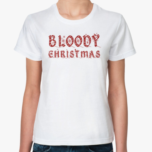 Классическая футболка BLOODY CHRISTMAS