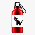 Металлическая бутылка 400 мл UV-DTF