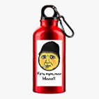 Металлическая бутылка 400 мл UV-DTF