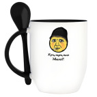 Кружка с ложкой