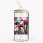 Банка с бамбуковой крышкой