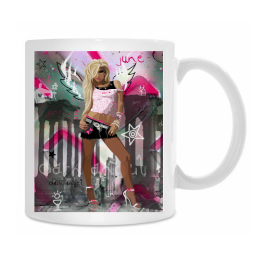 Кружка с принтом June