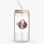 Банка с бамбуковой крышкой