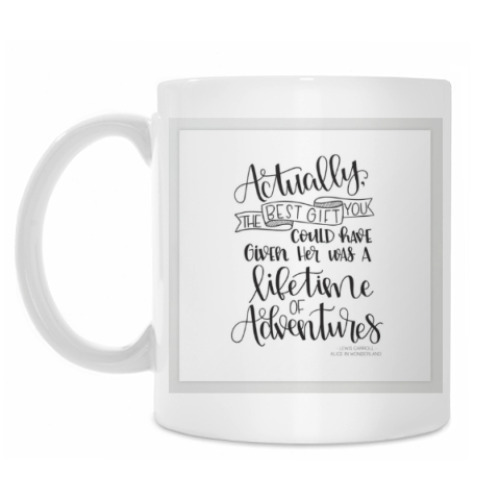 Кружка с принтом Алиса в стране чудес / Alice in Wonderland