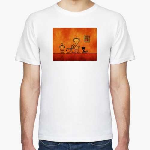 Футболка с принтом Уют