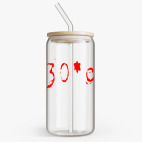 Банка с бамбуковой крышкой