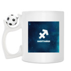 Кружка с футбольным мячиком