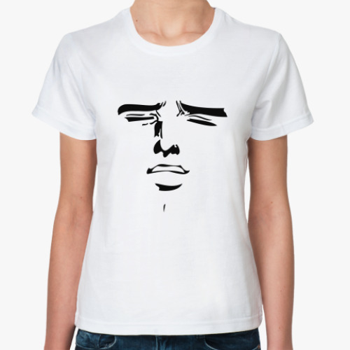Классическая футболка Thoughtful face