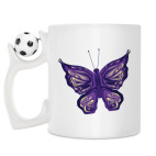 Кружка с футбольным мячиком