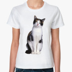 Женская футболка, белая
