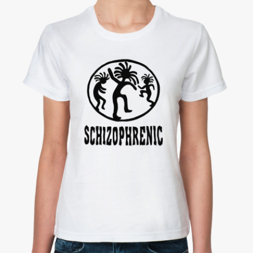 Классическая футболка Shizophrenic