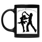 Кружка цветная UV-DTF