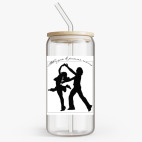 Банка с бамбуковой крышкой